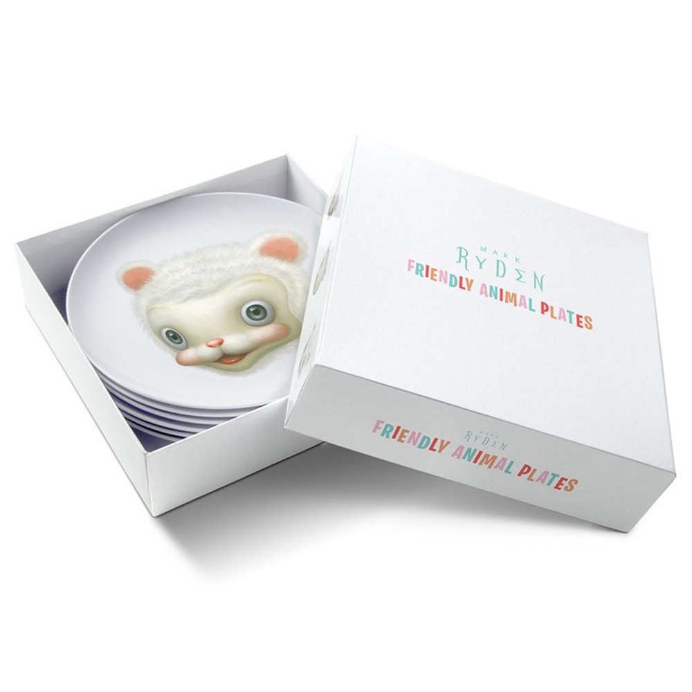 Rare limited Edition Mark Ryden Friendly Animal Plates